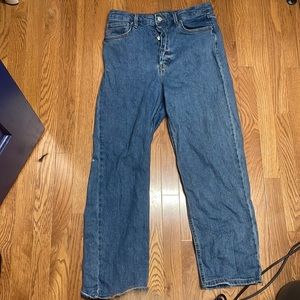 Straight leg jeans